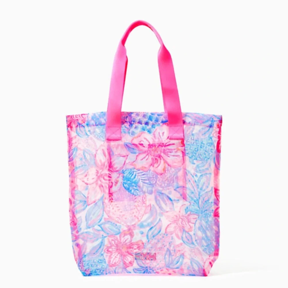 🌺Last One!🌺 NWT Lilly Pulitzer Mesh Tote - Picture 2 of 6